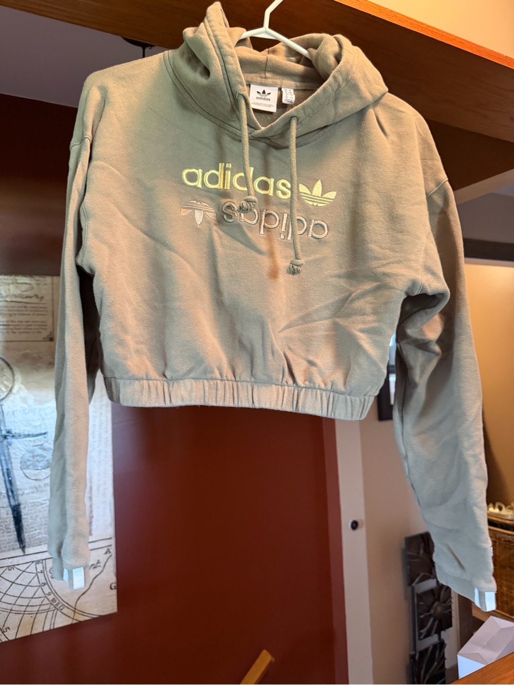 Adidas crop sweatshirt